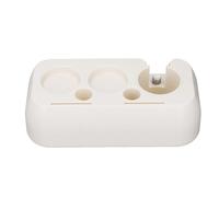 Alomejor Station de Dosage de café, Support Multifonctionnel Durable, Facile à Nettoyer pour la Maison, le Bureau et le café ABS (Beige)