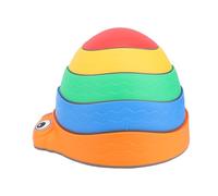 Alomejor Stepping Stones for Kids, Non Glisser les Pierres D'équilibrage de la Rivière Colorful Stones 5 Pièces Équipement de Jeu en Plein Air Intérieur pour les Tout-petits Jardin
