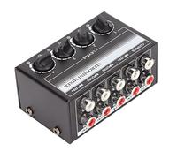 Alomejor Stereo Mini Mixer with 4 Channel Control