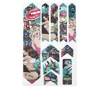 Alomejor Sticker Protector Sticker Anti -Scratch Couverture pour Les Vélos de Montagne DH Downhill Road Bikes