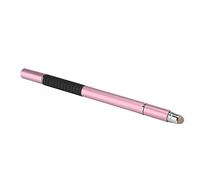 Alomejor Stylet Tactile Multifonctionnel 3 en 1, Disque à Pointe en Tissu et Stylo à Bille pour Appareils Mobiles, Léger et Rapide, 1 unité (Or Rose)