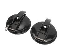 Alomejor Support D'auvent de Camping Précis, Support de Poteau, Construction Sûre pour T4 T5 T6 Beach T7, D'auvent de Camping-Car, 2 pièces. (Black)