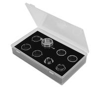 Alomejor Support de Base de Mouvement de Montre, Kit Durable pour Mouvements BZ 2000 ETA 7750 et BZ 8500, Ensemble de 8 Pièces en Acier Inoxydable