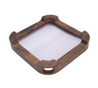 Alomejor Support de Bureau pour Construction en Bois M4 Premium avec Filet Anti-poussière pour la Dissipation de la Chaleur et Ajustement sécurisé pour le Bureau à Domicile 1 unité (Noyer)