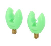 Alomejor Support de Canne à Pêche en Silicone Haute Résistance avec Filetage M3 8, pour Une Installation Facile et Une Prise Sûre sur Toutes Les Cannes à Pêche (Green)