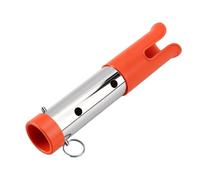 Alomejor Support de Canne à Pêche Monotube pour Montage Mural au Design Innovant et Protection Améliorée pour Bateaux et Yachts, en Acier Inoxydable 316 - 1 unité (Orange)