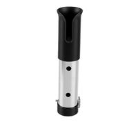 Alomejor Support de Canne à Pêche Monotube pour Montage Mural au Design Innovant et Protection Améliorée pour Bateaux et Yachts, en Acier Inoxydable 316 - 1 unité (Black)