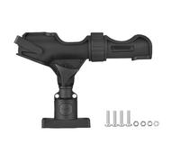 Alomejor Support de Canne à Pêche Universel Réglable à 360 Degrés, Construction en Nylon Robuste avec Vis et écrous en Acier Inoxydable, Compatible avec Les Moulinets de Pêche à la