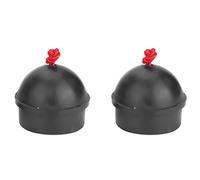 Alomejor Support de Craie Billard Antidérapant - 2 Pièces en Caoutchouc Durable, Porte-Craie de Billard Stable et Sécurisé, Accessoires de Billard Professionnels pour Salle de Jeu et Maison