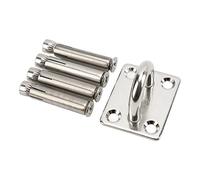 Alomejor Support de de Plafond à Crochet à Suspension Lourde pour Yoga Aérien, Cintre Hamac en Acier Inoxydable Durable 250 Kg, adapté au Jardin Porche