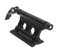 Alomejor Support de Fourche de Vélo, de Fixation de Fourche Avant de Cycle en Alliage D'aluminium avec Levier à Dégagement Rapide, pour Le Stockage de Remorque et Le Transport de (Black)