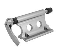 Alomejor Support de Fourche de Vélo, de Fixation de Fourche Avant de Cycle en Alliage D'aluminium avec Levier à Dégagement Rapide, pour Le Stockage de Remorque et Le Transport de (Titane Profond)