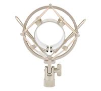 Alomejor Support de Micro Anti-choc ABS Support de Micro Anti-Vibration pour Studio D'enregistrement 1xécrou de Conversion 5/8 à 3/8 (GOLD)