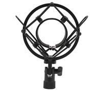 Alomejor Support de Micro Anti-choc ABS Support de Micro Anti-Vibration pour Studio D'enregistrement 1xécrou de Conversion 5/8 à 3/8 (BLACK)