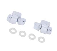 Alomejor Support de Montage d'Auvent de Camping-car, Support de Montage Inférieur d'Auvent en Métal, 2 Pièces 314067.004B, Pied Inférieur Fixe à Vis pour Sunchaser 8500 9000, Remorque de