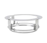 Alomejor Support de Montage de Phare en Fer, Fixation Stable, Anneau de Montage de Phare de 5.75 Pouces, Ajustement Universel Idéal pour les Voitures de Moto