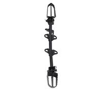 Alomejor Support de Montage de Repose-pieds en Alliage Métallique Noir, Support de Montage de Repose-pieds renforcé, Installation de Vis de Renfort Soudée pour les Pilotes de Vélo Tout-terrain XR