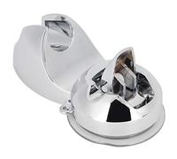 Alomejor Support de Pomme de Douche, Ventouse Forte Réglable pour Salle de Bain, Universel ABS 5,3x2,8 Pouces pour Toutes les Marques de Pomme de Douche