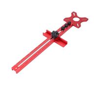 Alomejor Support de Rainure de Fraisage de Routeur, Outil de Guidage de Cercle Efficace pour le Travail du Bois, Détachable de Manière Flexible pour Divers Projets, Alliage D'aluminium