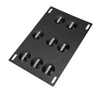 Alomejor Support de Relocalisation de Plaque d'immatriculation, Support de Crochet de Remorquage en Aluminium, 8 Trous Réglables, pour Véhicules Série F 3 4 5