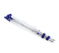 Alomejor Support de support de trépied de pêche cannes à pêche pliantes télescopiques réglables en alliage d'aluminium pour 5 tiges mer plage côte grossière quai s'attaquer au sol