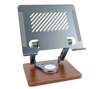 Alomejor Support de Tablette Rotatif à 360°, Support Polyvalent en Aluminium, Dissipation Thermique Optimale pour Les Jeux et Le Bureau à Domicile, Convient aux Tablettes jusqu'à 17,3"