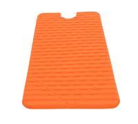Alomejor Support de Téléphone Compact et Pliable pour Appels Vidéo et Divertissement, Support Pliable en Silicone Antidérapant, Idéal pour Les Voyages, 20 X 10 Cm (Orange)