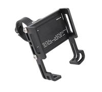 Alomejor Support de Téléphone de Vélo, Support Réglable Léger en Alliage d'aluminium pour Vélo et Scooters électriques, Rotation à 360 Degrés et Conception Absorbant Les Chocs