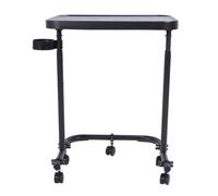 Alomejor Support Mobile pour Ordinateur Portable avec Plateau Magnétique Réglable en Hauteur sur 3 Niveaux, Table Roulante Portable pour Les Activités D'étude et de Divertissement