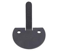 Alomejor Support Mural Européen en Acier Durable pour Tête de Cerf, Design dissimulé pour Présentation de Trophées, Idéal pour le Petit Gibier, Finition Noire pour un Attrait Esthétique