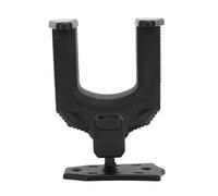 Alomejor Support Mural pour Guitare, Support Métallique à Verrouillage Automatique avec Prise Sécurisée et Conception vers le Haut pour ukulélé Basse électrique Acoustique (Base de couleur noire T123)