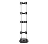 Alomejor Support Organisateur de Câbles HiFi, Isolation des Vibrations pour Haut-parleurs et Instruments de Musique, Noir 402mm