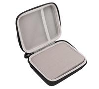 Alomejor Support pour Médiators de Guitare, Sac de Rangement à Coque Rigide étanche en EVA avec Poches en Filet pour Cordes D'accordeur de Capodastre, pour Guitares Classiques Basses (Black)