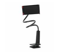Alomejor Support Téléphone Flexible avec Pince de 3 Pouces, Bras (Black)