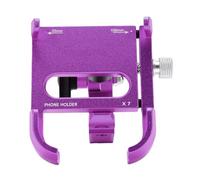 Alomejor Support Téléphone Vélo, Support Smartphone Rotatif 360 Degrés en Alliage D’Aluminium for Vélo Pliant (Violet Royal)