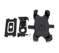 Alomejor Support Vélo Rotatif 360° avec Système d'Amortissement Antichoc Universel pour Moto Électrique et VTT, Montage Facile, Design Ergonomique en Noir Mat Résistant aux Intempéries