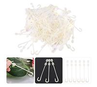 Alomejor Supports de Fixation pour Plantes en Plastique, Clips pour