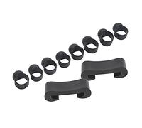 Alomejor Supports de, Manchons de Doigt de Tambour de Langue, Accessoire D'instrument en Silicone 8 Pièces pour Tambour de Langue en Acier et Instruments de Percussion