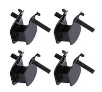 Alomejor Supports de Moteur de Générateur en Caoutchouc Durables pour Moteurs, Lot de 4 pour Pièces de Moto
