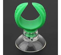 Alomejor Supports de Tubes Aériens pour Aquarium, Clips en Plastique de qualité Supérieure pour Réservoirs de Sel et d'eau Douce, Diamètre Intérieur 14.6mm, Lot de 2 (Diamètre intérieur Vert 14,6 mm)