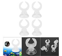 Alomejor Supports de Tubes Aériens pour Aquarium, Clips en Plastique de qualité Supérieure pour Réservoirs de Sel et D'eau Douce, Diamètre Intérieur 14.6mm, Lot de 2 (Diamètre intérieur blanc 14,6 mm)