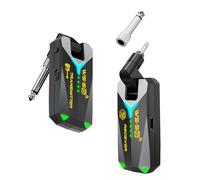 Alomejor Système de Guitare sans Fil, émetteur-récepteur de Son sans Perte 5,8 GHz 48 K 24 Bits avec Faible Latence de 5, Ms, Portée de 50 M, Batterie de 8 Heures, pour Basse électrique,