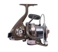 Alomejor Système D'entraînement Interne Puissant 9000 Bobine de Pêche à Grande Distance sans Distance de Coulée à Longue pour la Pêche Salée Alliage en Aluminium Léger Polyvalent