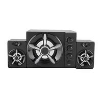Alomejor Système Puissant avec Caisson de Basses 2.1 pour Les Amateurs de Musique, avec Réglage des Basses, Compatible avec Les Ordinateurs et Les Tablettes