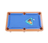 Alomejor Table de Billard Multifonctionnelle pour Enfants, Mini Table de Billard Portable de 17,32 X 9,65 Pouces avec 2 Bâtons de Queue, Balles, Craie, Brosse, Support Triangulaire, pour