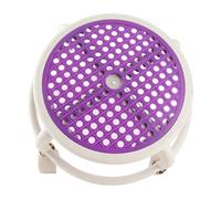 Alomejor Tabouret Pivotant élégant, Bas et Roulant, capacité de Poids élevée, pour la Maison et L'extérieur, en Plastique (Purple)