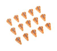 Alomejor Taille-crayon de Nez de Dessin animé, 15 Pièces Taille-crayon en Forme de Nez pour Enfants, Cadeau Amusant pour les Enfants, Matière Plastique, Remplacement pour un Usage Quotidien, 2,3 X 1,8