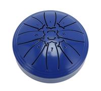 Alomejor Tambour à Languette en Acier, Handpan en Acier au Carbone de 10 Cm (4 pouces) à 8 Notes avec Maillets, pour la Méditation et L'apprentissage Musical (BLUE)