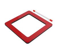 Alomejor Tambour à Main Mignon et Belle Forme, Planche Compressée en Résine, Peau Rouge, Percussion pour Enfants (Tambour de Forme spéciale ( carré))