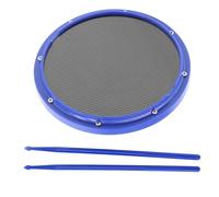 Alomejor Tapis Absorbant les Chocs pour Entraînement à la Percussion, Tapis pour Débutants avec pour L'entraînement à la Batterie (BLUE)